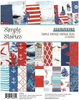 Simple Vintage Vintage Seas - Paper Pad - 6"x8" - Simple Stories