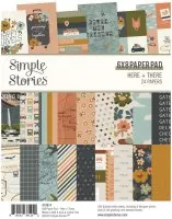 Here & There - Paper Pad - 6"x8" - Simple Stories
