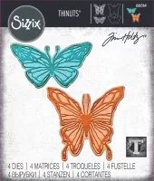 Vault Scribbly Butterfly - Thinlits - Stanzen - Tim Holtz - Sizzix