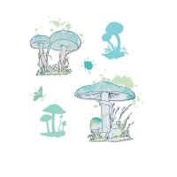 Painted Pencil Mushrooms - Framelits - Stanzen & Stempel - 49 and Market - Sizzix