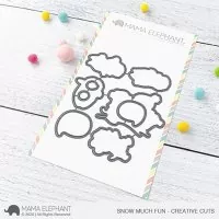 Snow Much Fun - Creative Cuts - Stanzen - Mama Elephant