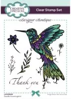 Designer Boutique - Doodle Hummingbird - Clear Stamps - Creative Expressions