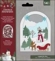 Vintage Snowman - Vintage Wonderland - Stanzen - Crafters Companion
