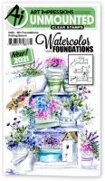 WC Ornate Window Set - Watercolor Clear Stamps und Stanze - Art Impressions