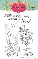 Clear Heart Bookmarks - Stempel - Colorado Craft Company