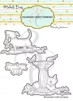 Birdbath Friends - Stanzen - Colorado Craft Company