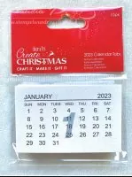 Calendar Tabs 2023 - Mini Kalenderblätter - Docrafts