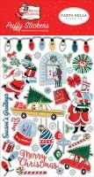 Merry Christmas - Puffy Stickers - Carta Bella