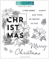 Christmas Florals - Clear Stamps - Concord & 9th