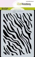 Tiger Zebra Druck - Stencils - CraftEmotions
