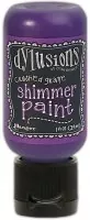 Dylusions Shimmer Paint - Flip Cap Bottle - Crushed Grape - Ranger