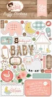 Baby Girl - Puffy Stickers - Echo Park
