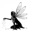 Fairy Dust Silhoutte - Clear Stamps - Lavinia