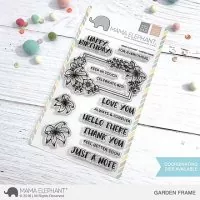 Garden Frame - Clear Stamps - Mama Elephant