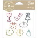 Shaped Paper Clips - Wine