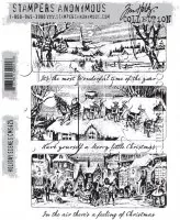 Holiday Scenes - Rubber Stamps - Tim Holtz - Stampers Anonymous