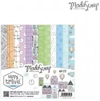 ModaScrap - Happy Travel - Paper Pack - 6"x6"