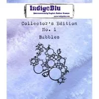 Collector´s Edition No. 1 - Bubbles - Red Rubber Stamp - IndigoBlu