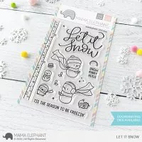 Let It Snow - Clear Stamps - Mama Elephant