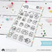 Little Bear Agenda - Clear Stamps - Mama Elephant