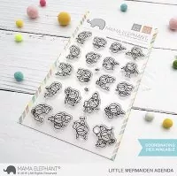 Little Mermaiden Agenda - Clear Stamps - Mama Elephant