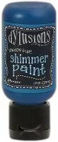 Dylusions Shimmer Paint - Flip Cap Bottle - London Blue - Ranger