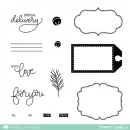 Crafty Labels - Clear Stamps - Mama Elephant