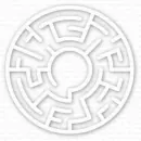 Maze Shapes - White - My Favorite Things