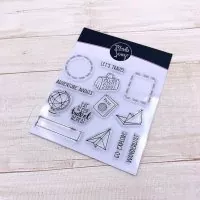 Postage Travel - Clear Stamps - ModaScrap
