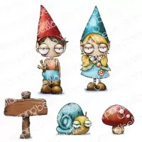Oddball Gnome Kids - Rubber Stamps - Stamping Bella