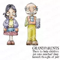 Oddball Grandparents - Rubber Stamps - Stamping Bella
