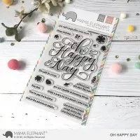 Oh Happy Day - Clear Stamps - Mama Elephant