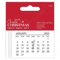 Calendar Tabs 2022 - Mini Kalenderblätter - Docrafts