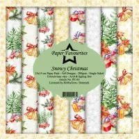 Snowy Christmas - Papier Set - 6"x6" - Paper Favourites