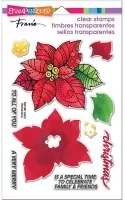 Poinsettia Parts - Clear Stamps - Stampendous