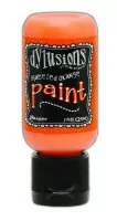 Dylusions Paint - Flip Cap Bottle - squeezed Orange - Ranger