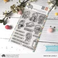She´s So Lovely - Clear Stamps - Mama Elephant