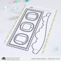 Slim Card Basics - Creative Cuts - Mama Elephant