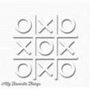 Tic Tac Toe - Board Shapes - White - My Favorite Things