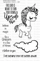 Sympathetic Unicorn - Clear Stamps - Picket Fence Studios