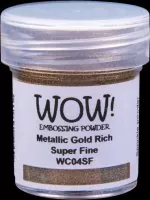 WOW Embossing Powder - Metallic Gold Rich - Super Fine