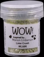 wow embossing powder Marion Emberson Colour Blends Lime Crush