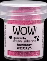wow Razzleberry embossing powder Marion Emberson